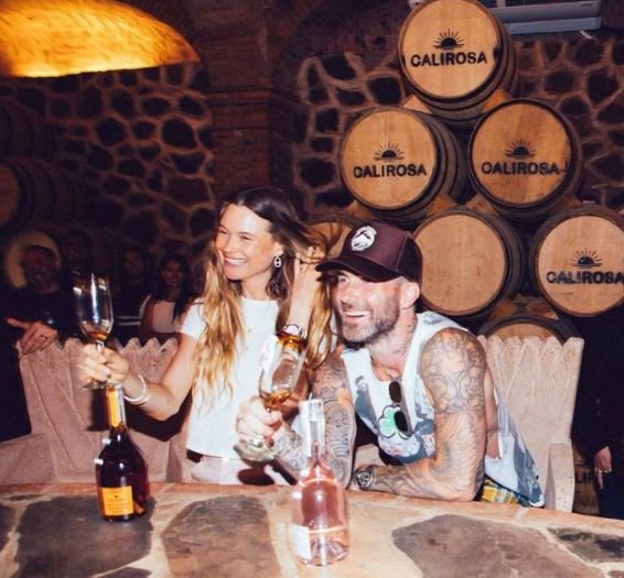 Adam Levine and Behati Prinsloo Reveal New Pink-Tinted Tequila Brand on Instagram (But Are You Man Enough to Drink It?)